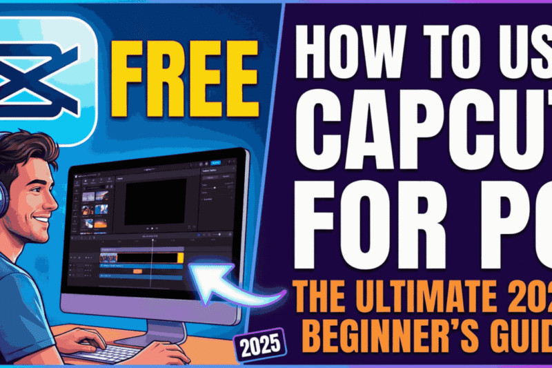 How to Use CapCut for PC for FREE: The Ultimate 2025 Beginner’s Guide