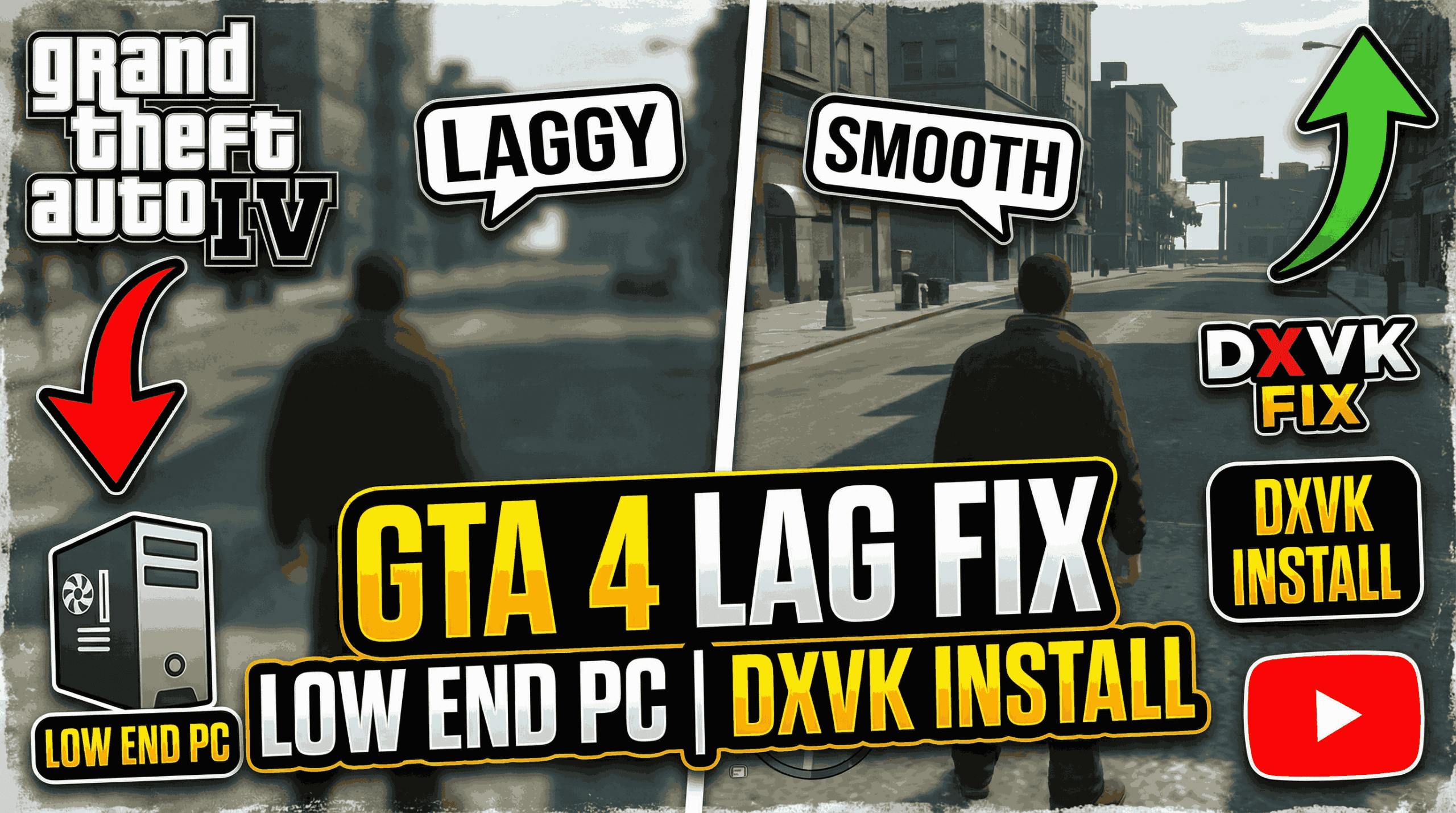 ✅GTA 4 lag fix low end pc | Gta 4 DXVK install | DXVK lag fix for gta 4