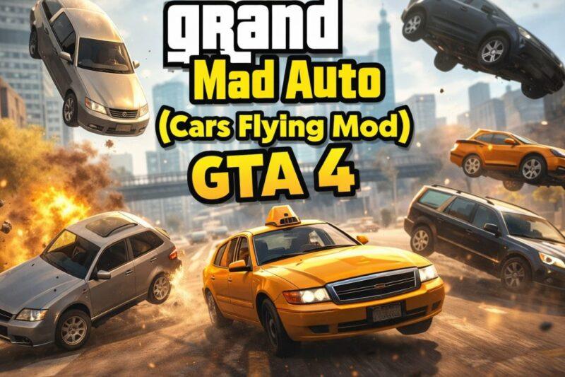 Grand Mad Auto (Cars Flying Mod) GTA 4