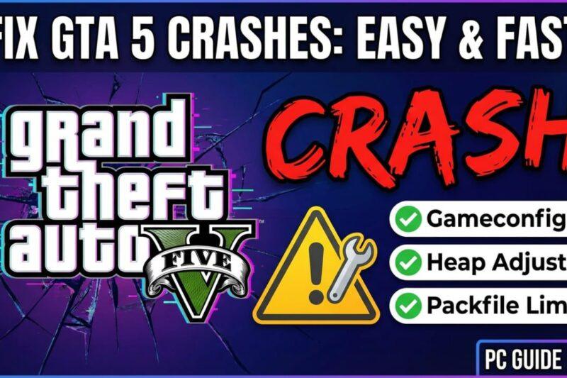 Fixing GTA 5 Crashes: Fix Gameconfig, Heap, and Packfiles