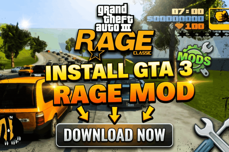 GTA 3 Rage Mod for PC (Latest)