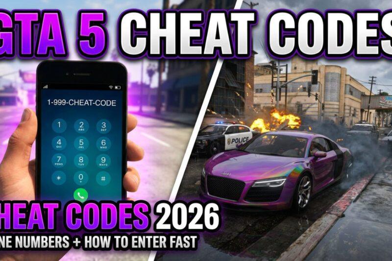 GTA 5 Cheat Codes (2026): Phone Numbers + How to Enter Them Fast