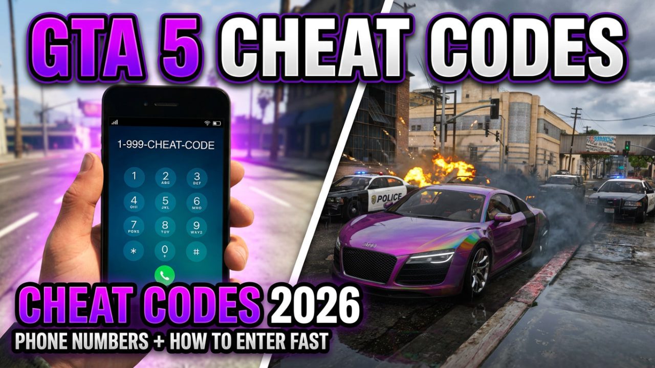 GTA 5 Cheat Codes