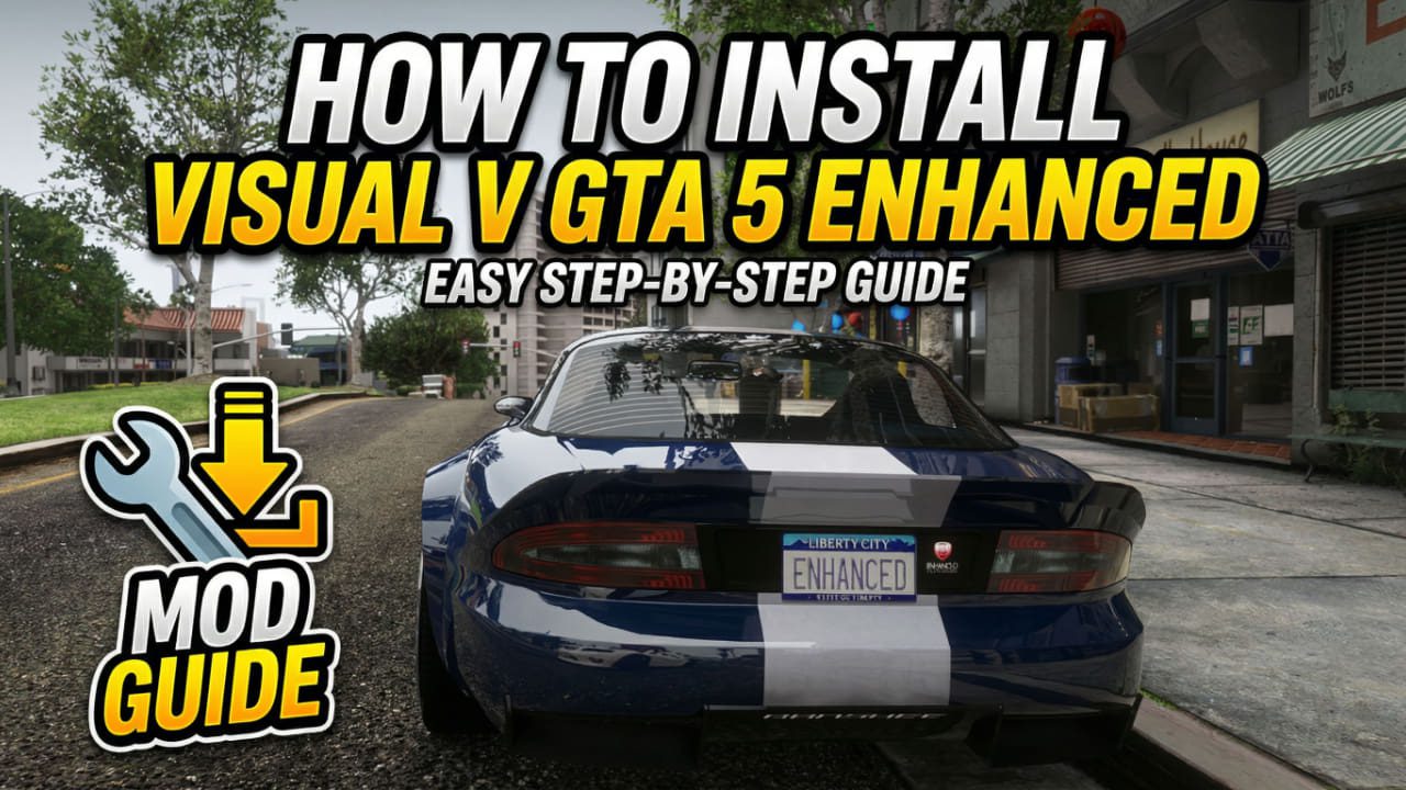 How to Install visual v gta 5 enhanced-