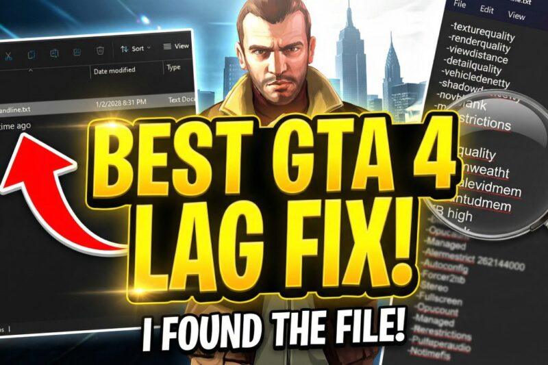 GTA 4 Lag fix Tweak #3