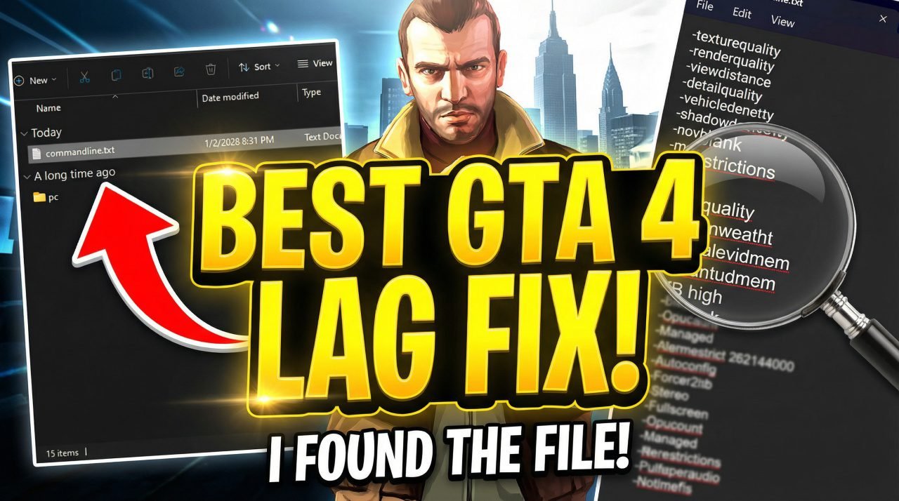 GTA 4 Lag fix Tweak #3
