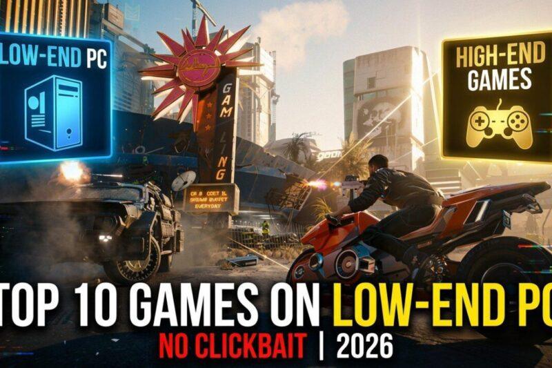 Top 10 High-End Games Playable On Low End PC | No Clickbait | 2026
