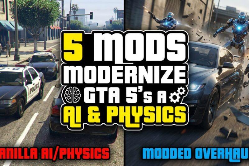 GTA 5 Mods These 5 Mods Modernize GTA 5’s AI and Physics