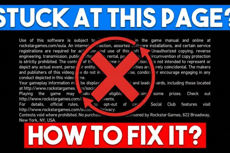 How to Fix GTA 4 Stuck at Disclaimer Screen