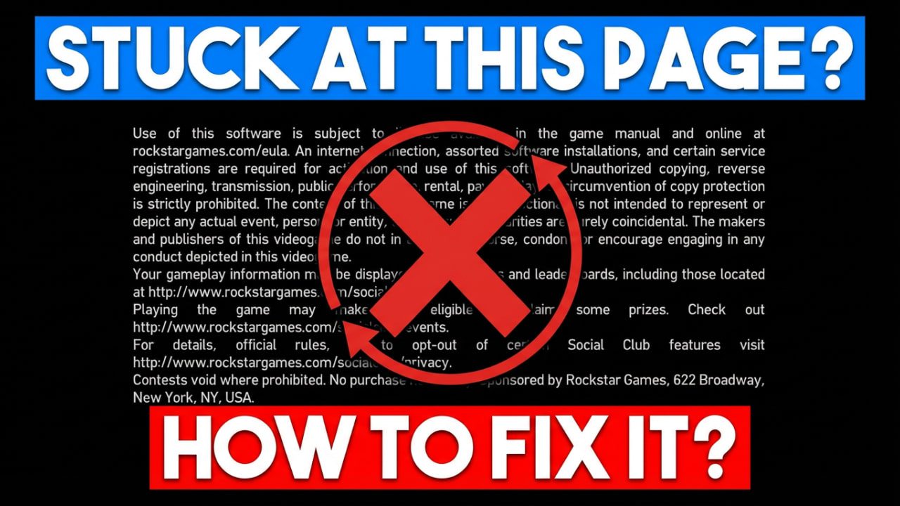 How to Fix GTA 4 Stuck at Disclaimer Screen