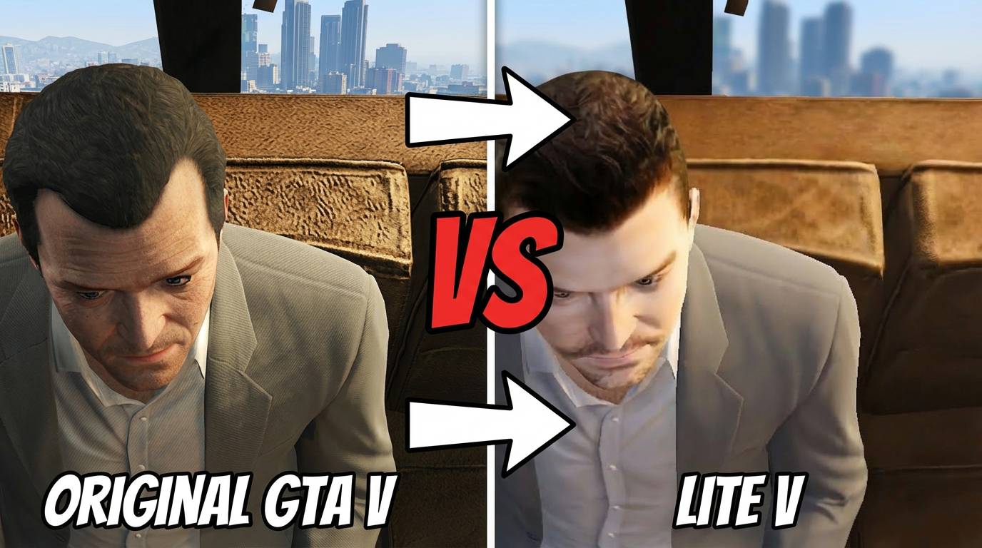 GTA 5 Original vs. GTA 5 Lite