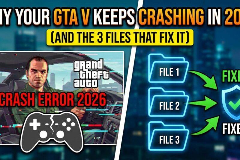 Why Your GTA V Keeps Crashing in 2026 (And The 3 Files That Fix It)