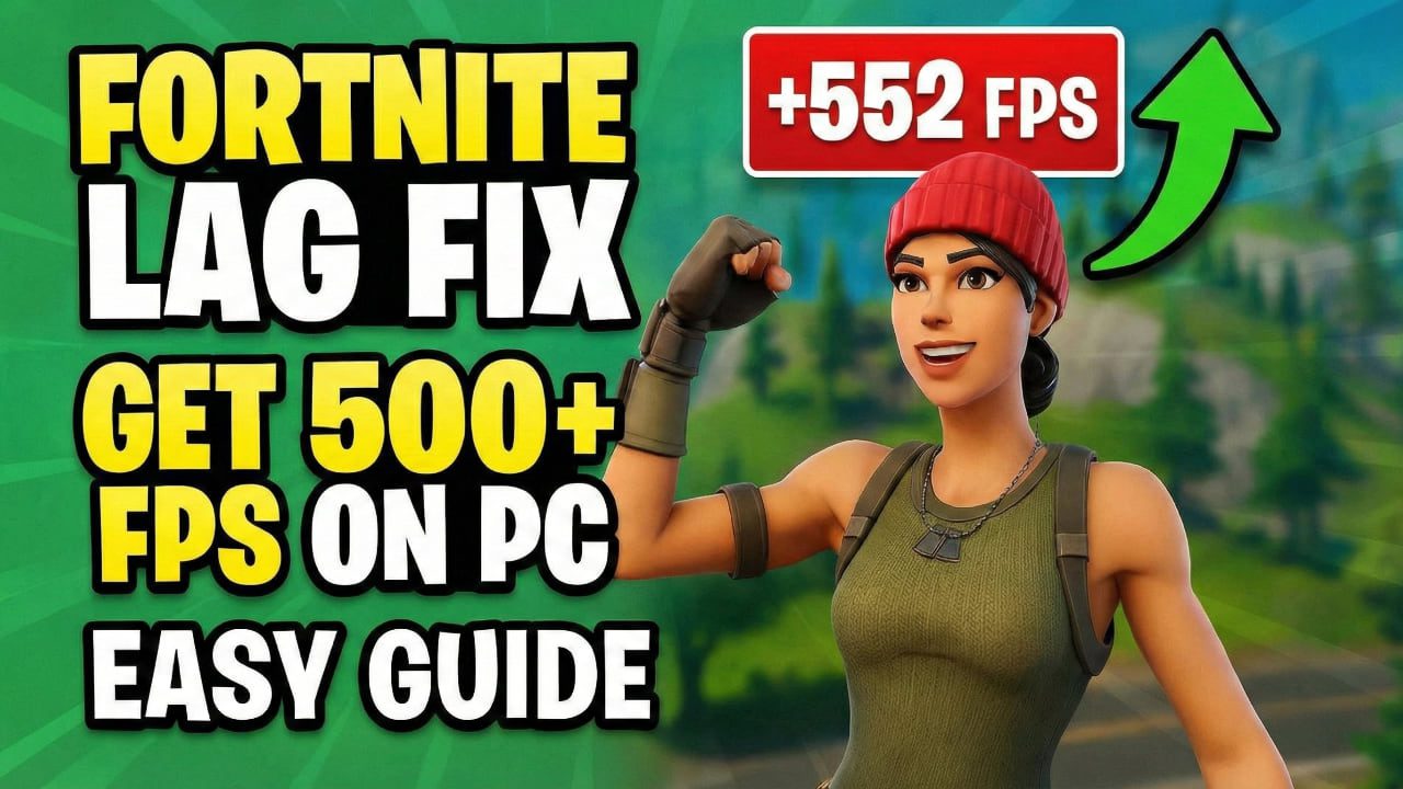 Fortnite Lag Fix Get 500 FPS on PC (Easy Guide)-1280x720
