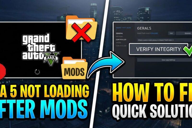 GTA 5 Not loading after mods | How to fix GTA 5 not loading