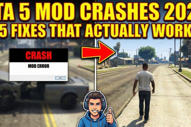 How to Fix GTA 5 mods Crash (5 TIPS)