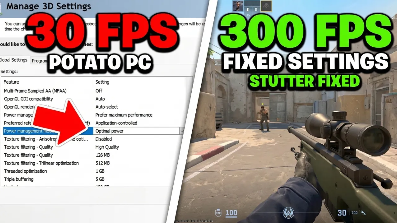 CS2 FPS Boost & Stutter Fix for Potato PCs