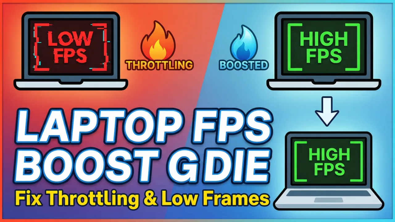 Laptop FPS Boost Guide How to Fix Throttling and Low Frames in 2026