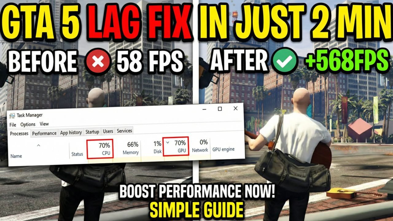 gta 5 lag fix