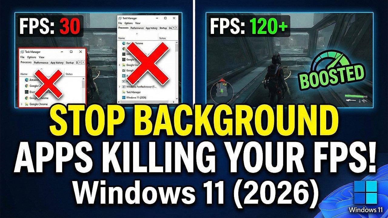 Stop Background Apps Killing Your FPS in Windows 11