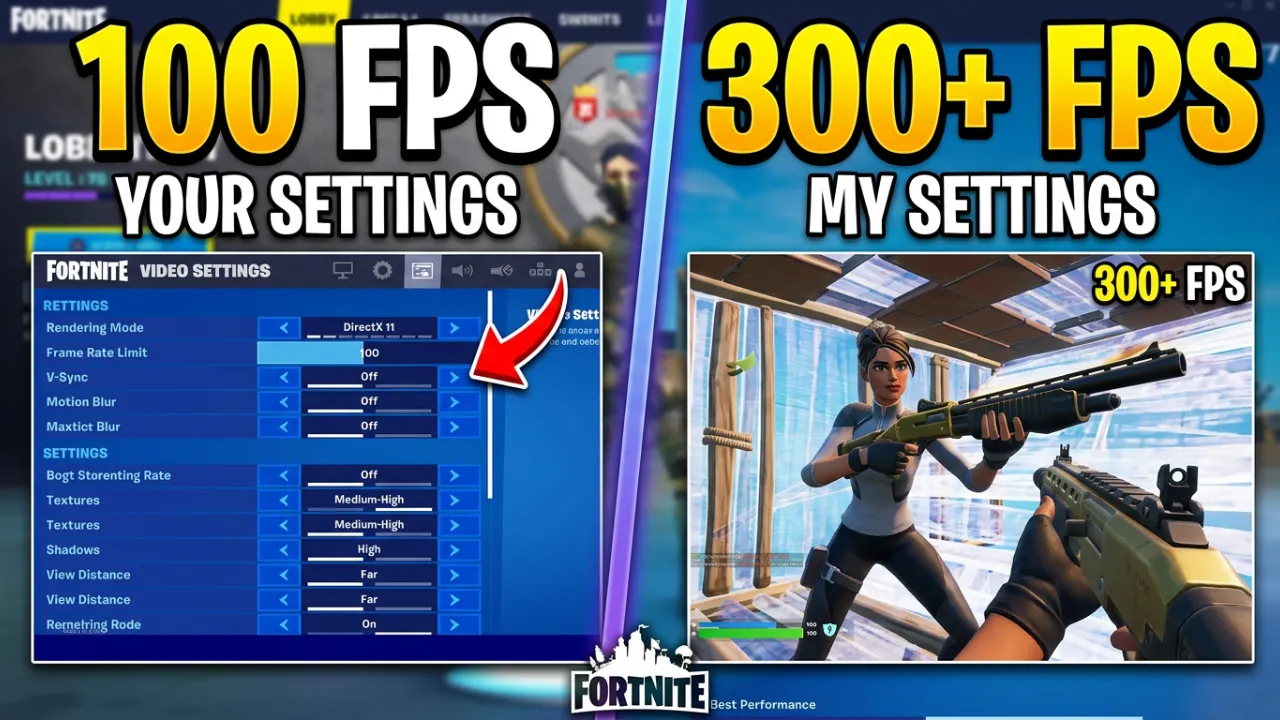 Fortnite Performance Mode Best Settings for Low-End PCs