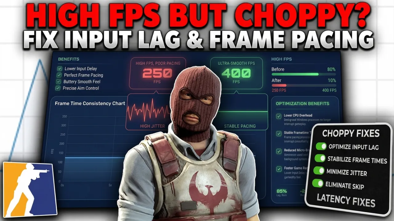 High FPS but Choppy Fix Input Lag and Frame Pacing