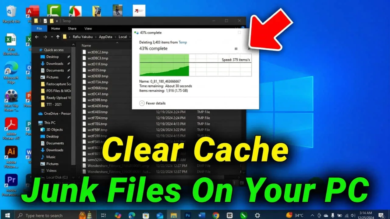 Fix a Slow Computer and Remove Junk Files