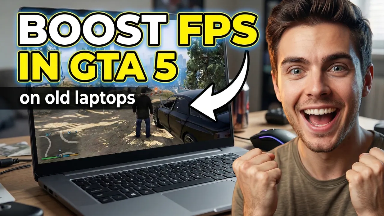 boost gta 5 fps for old laptops