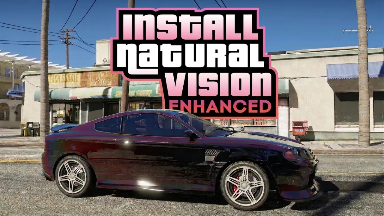 install natural vision enhanced for gta 5