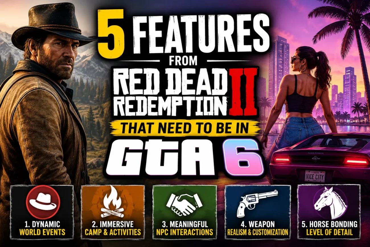 5 Features from Red Dead Redemption 2 That Need to Be in GTA 6