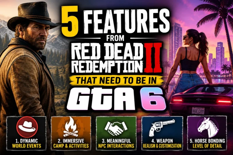 5 Features from Red Dead Redemption 2 That Need to Be in GTA 6