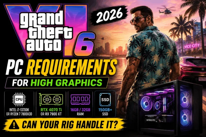 GTA 6 PC Requirements for High Graphics (2026): Can Your Rig Handle It?