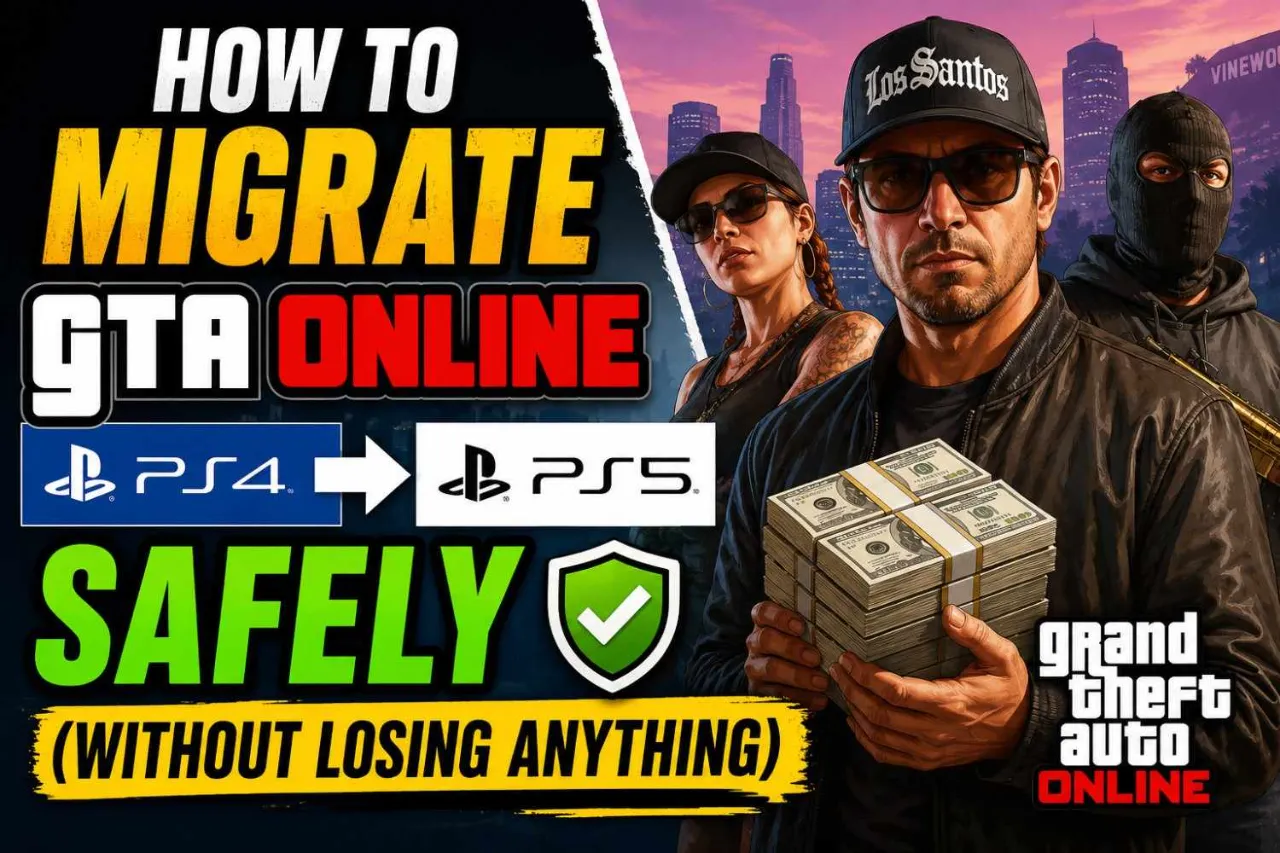 How to Migrate GTA Online PS4 to PS5 Safely (Without Losing Anything)
