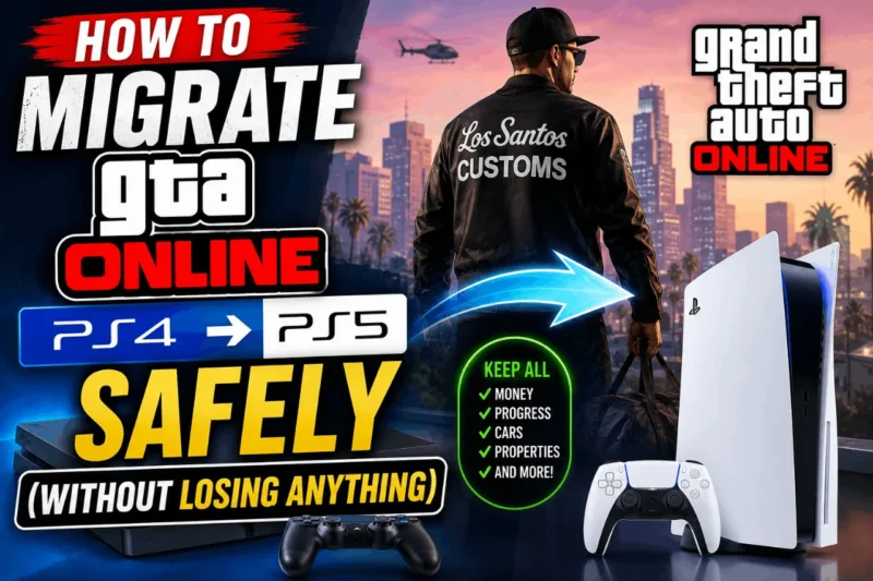 How to Migrate GTA Online PS4 to PS5 Safely (Without Losing Anything)